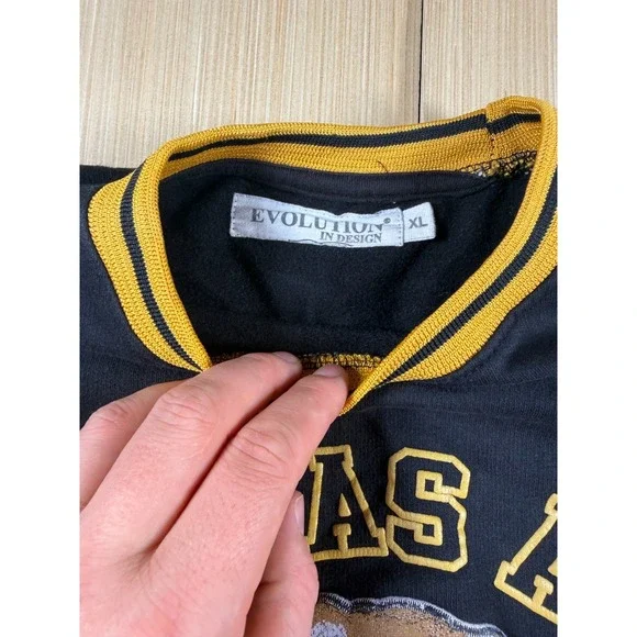 Evolution In Design It Was All A Dream Biggie Bear Sweatshirt Mens XL  Black - Picture 3 of 5